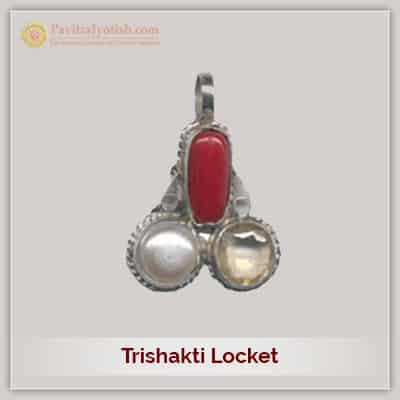 Lab Certified Gemstone Trishakti Locket