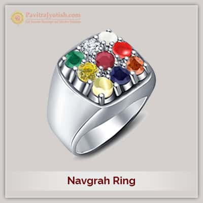 Lab Certified Gemstones Navgrah Ring