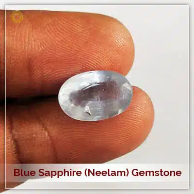 Lab Certified Neelam Blue Sapphire Gemstone