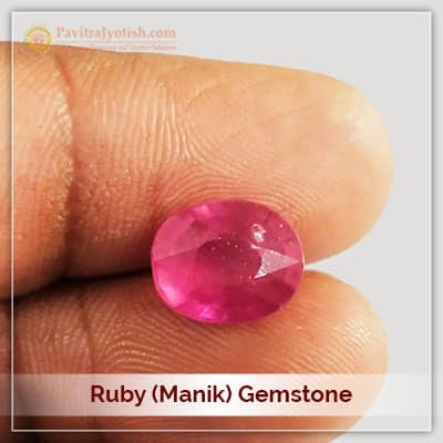 Original Manik Ruby Precious Gemstone