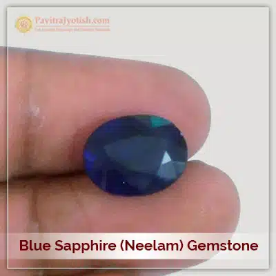 Original Natural Neelam Blue Sapphire Gemstone