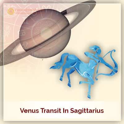 Venus Transit in Sagittarius on 20th December 2017