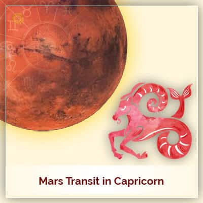 Mars Transit in Capricorn (Makar Rashi) on 2nd May 2018