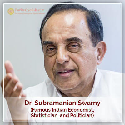 Dr. Subramanian Swamy Horoscope PavitraJyotish
