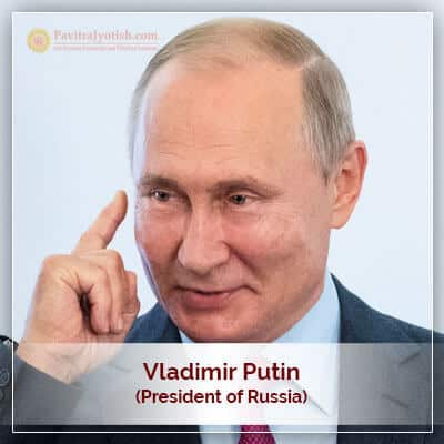 Vladimir Putin Horoscope Astrology PavitraJyotish