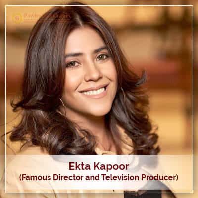 Ekta Kapoor Horoscope Astrology PavitraJyotish