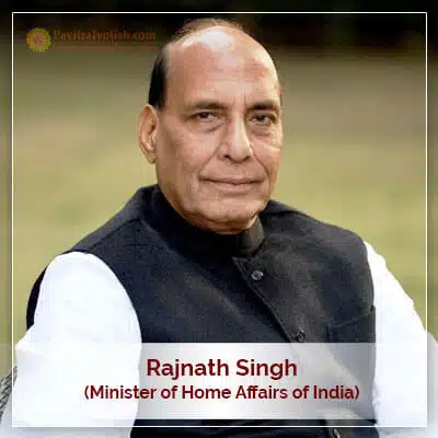 About Rajnath Singh Horoscope