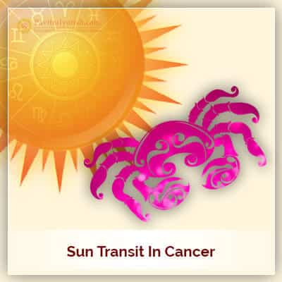 Sun Transit In Cancer On 17th July 2019