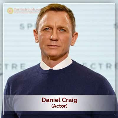 Daniel Craig Horoscope Astrology PavitraJyotish