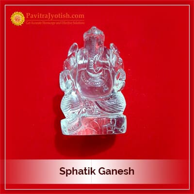 Sphatik Ganesh Idol