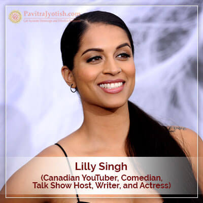 Lilly Singh Horoscope PavitraJyotish