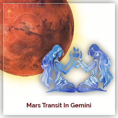 Mars Transit In Gemini On 14 April 2021