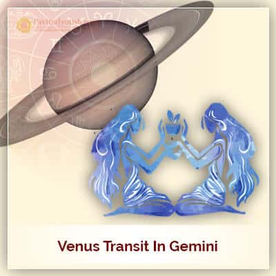 Venus Transit In Gemini On 29th May 2021