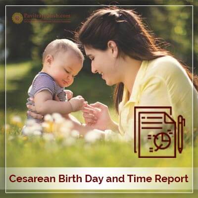 Cesarean Birth Day and Time Report