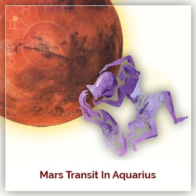 Mars Transit Aquarius On 7 April 2022
