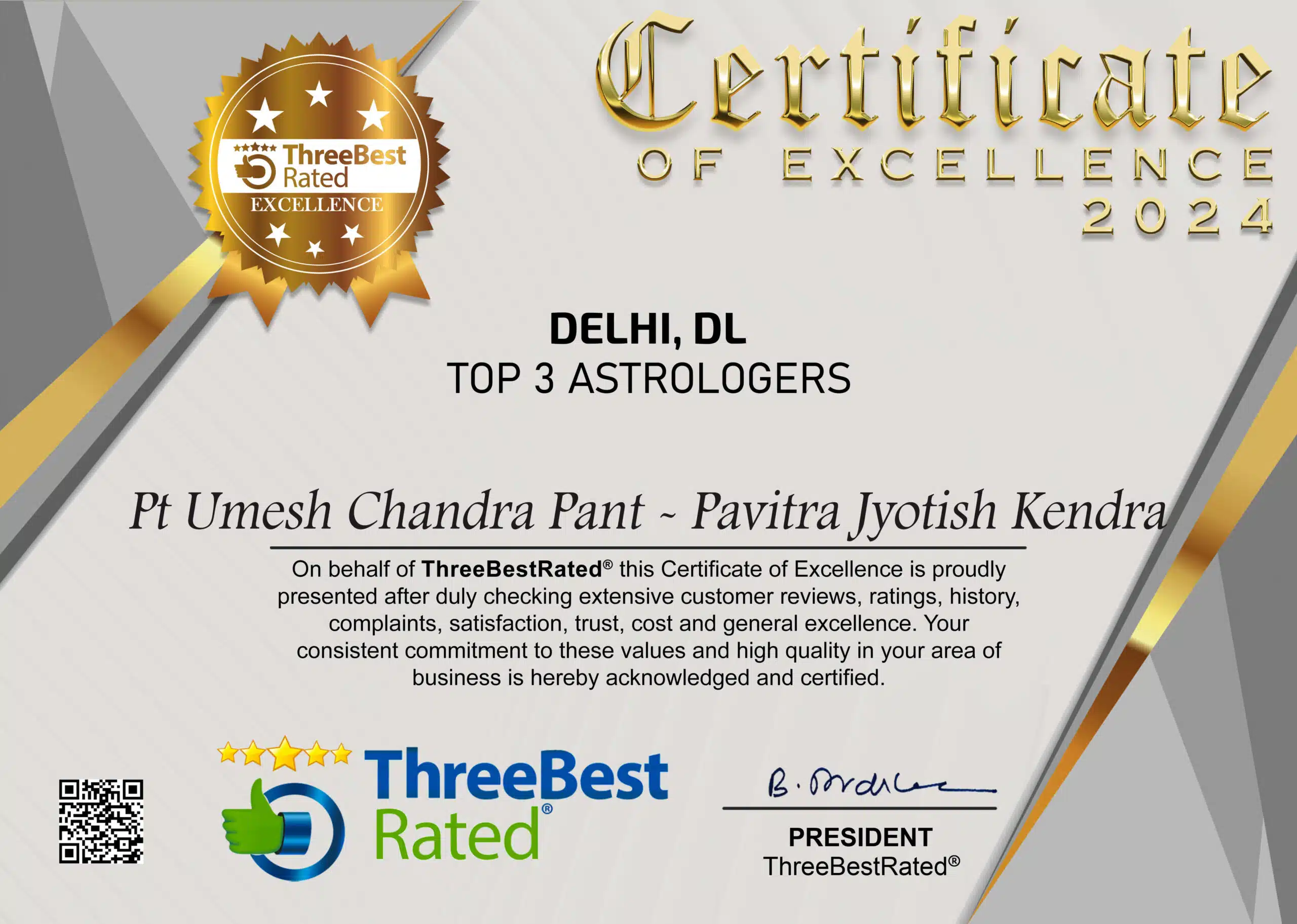  Astrologer Award 2024 Delhi