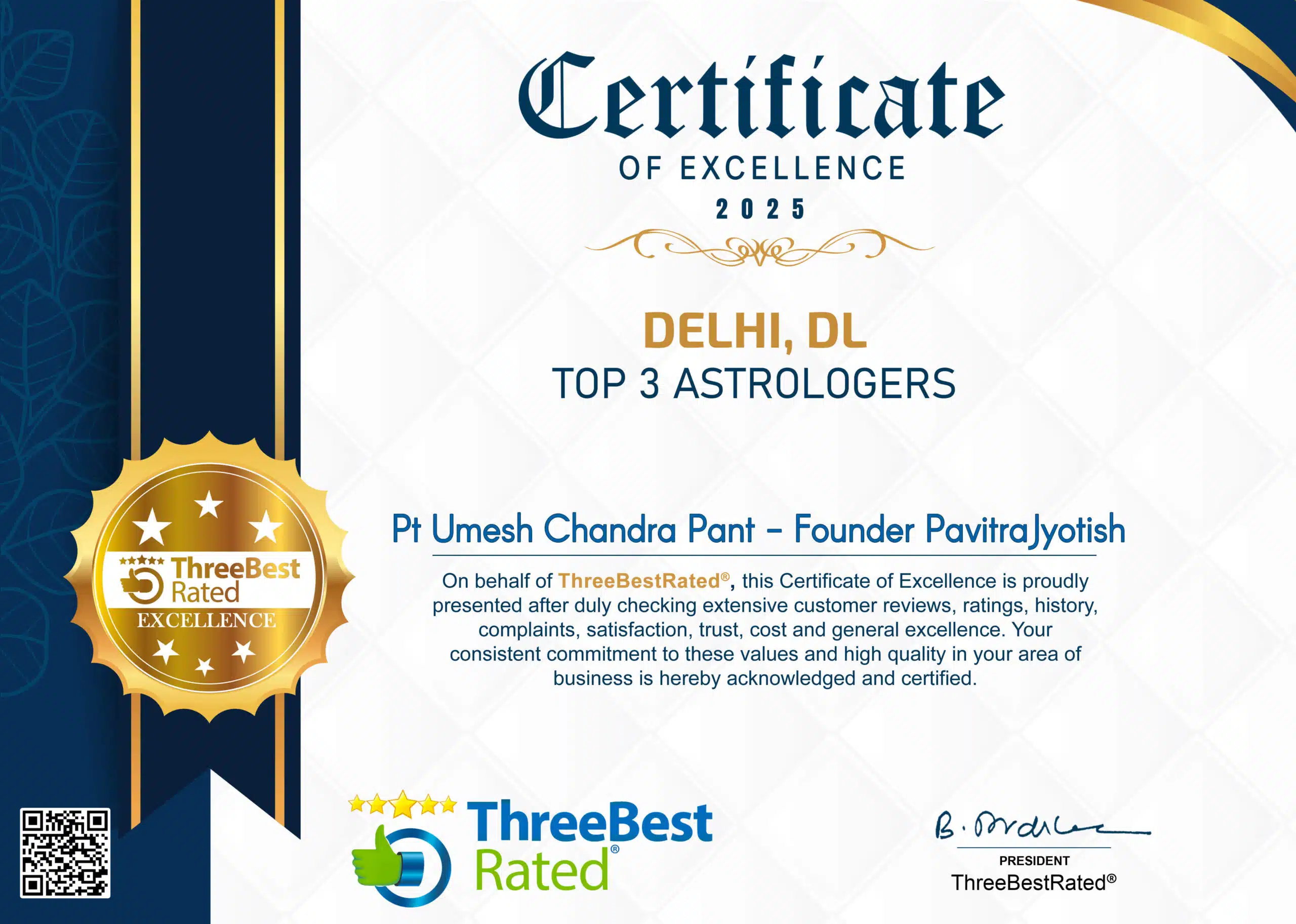  Astrologer Award 2025 Delhi