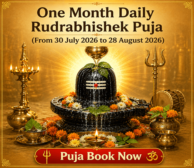 One Month Daily Rudrabhishek Puja 30 July to 28 August 2026